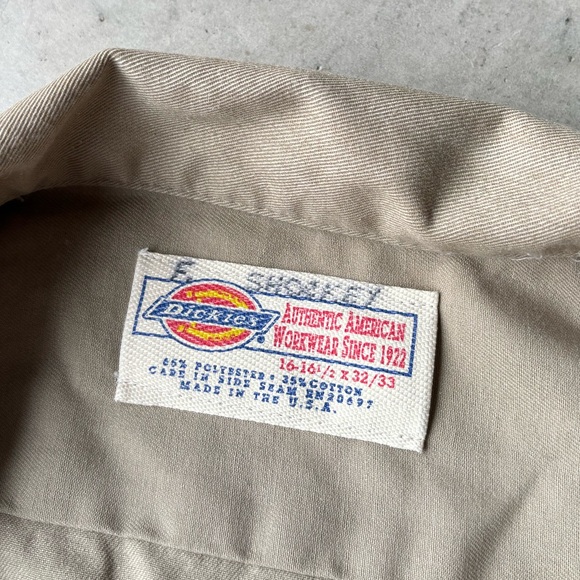 Vintage 80s Dickies Workwear Button Up | Size XL - Picture 3 of 4